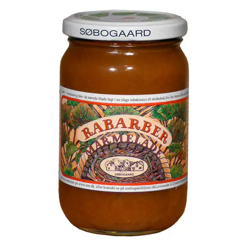 Rabarbermarmelade Økologisk | 400 gr