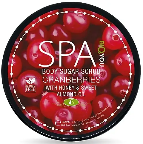 Sukker bodyscrub med tranebær 55869346