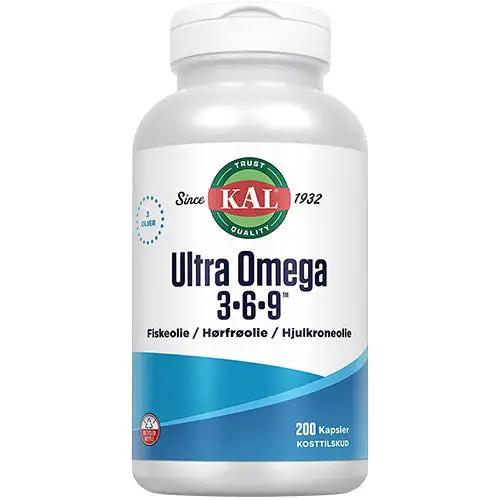 Ultra Omega 3-6-9 | 200 kapsler