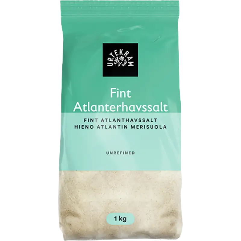 Havsalt fint Atl. Urtekram 1 Kg.