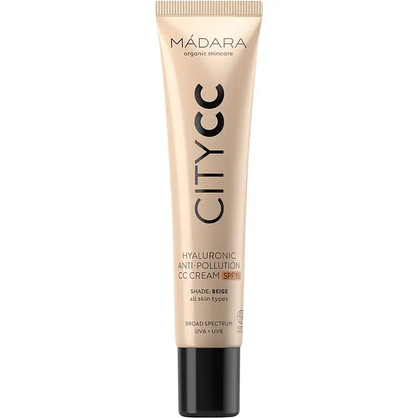 MÁDARA Pleje CITYCC Hyaluronic Anti-Pollution CC Cream SPF15 BEIGE / 40 ml