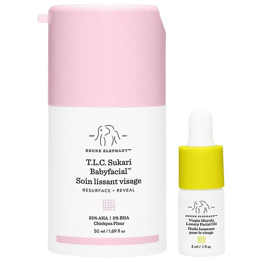 Drunk Elephant Masker og særlige plejeprodukter T.L.C. Sukari Babyfacial 50 ml