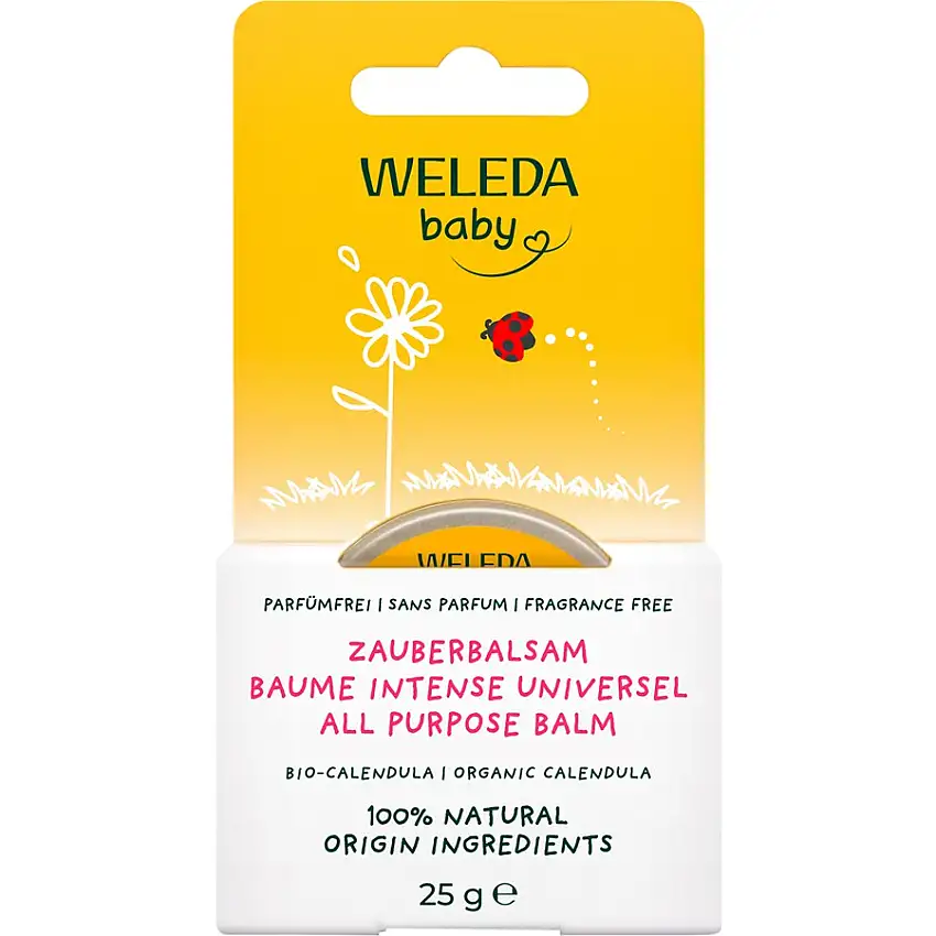 Weleda Øjen- og læbepleje Calendula magisk balsam Plejer intensivt tør hud og beskytter, uden parfume 25 ml
