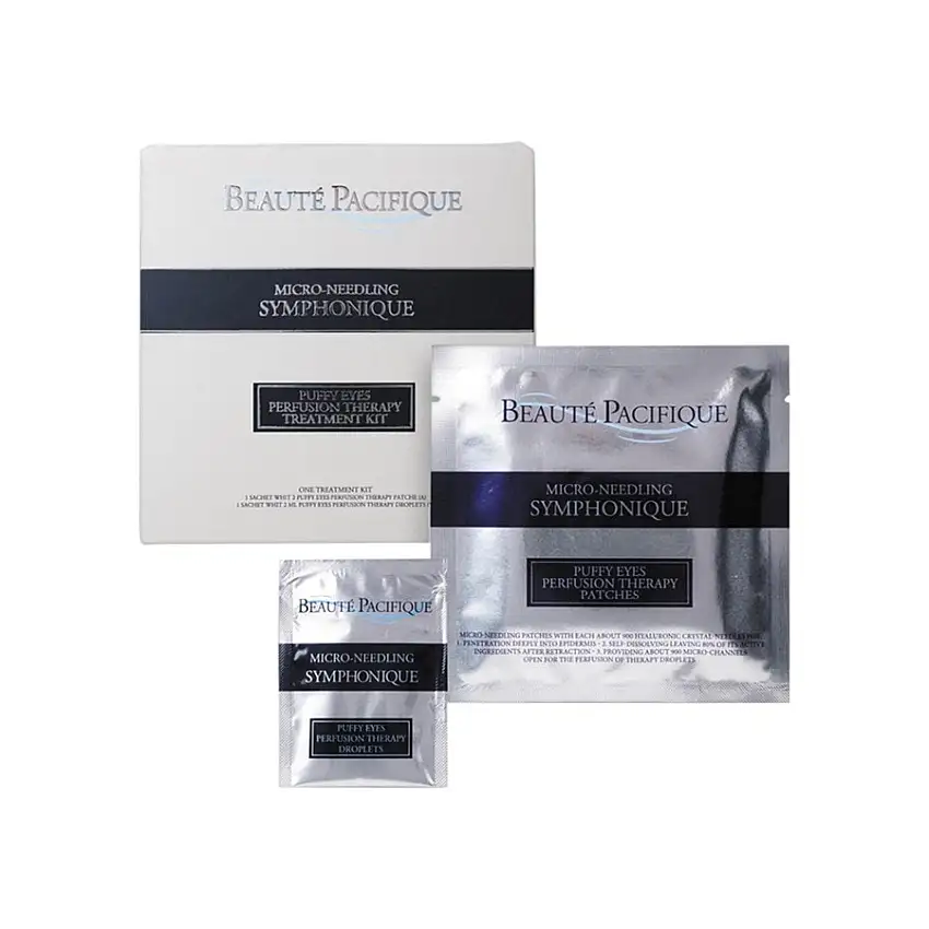 Beauté Pacifique Øjenpleje Symphonique Therapy Kit Mini Puffy Eyes Perfusion Therapy Patches + Puffy Eyes Perfusion Therapy Droplets 2 ml / 1 Stk.