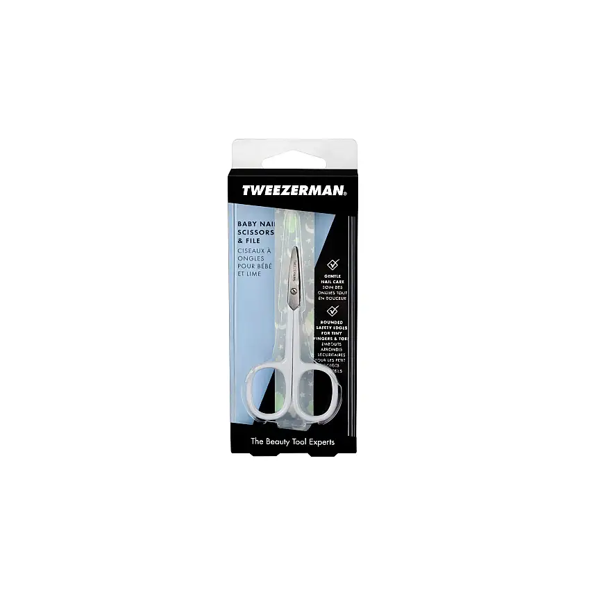 Tweezerman Baby Nail Scissors With File 2 stk