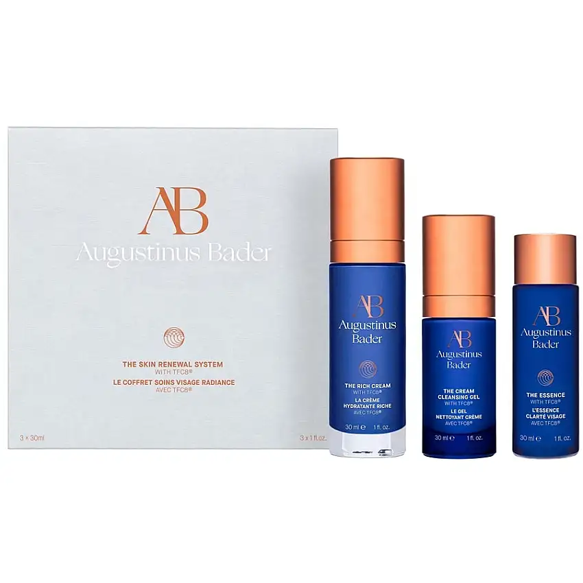 Augustinus Bader Ansigt The Skin Renewal System The Rich Cream 30 ml + The Essence 30 ml + The Cream Cleansing Gel 30 ml / 1 Stk.