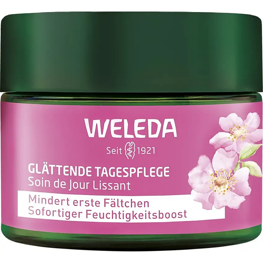Weleda Dagpleje Udglattende dagpleje Vild rose & hvid te Øjeblikkeligt fugtboost 40 ml