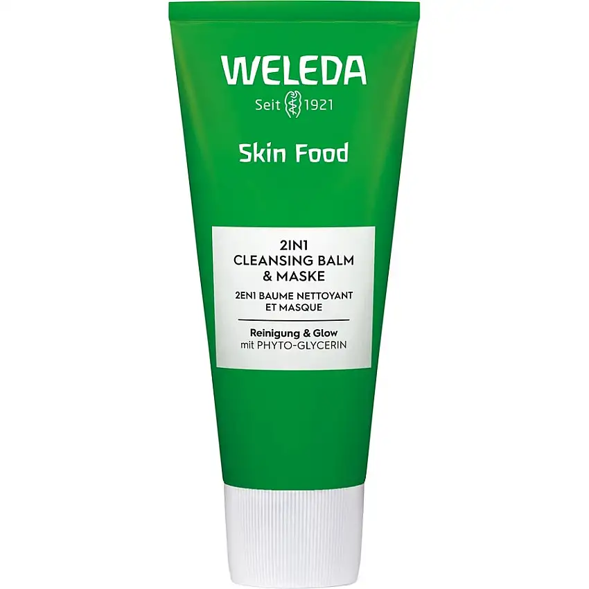 Weleda Cleansing Skin Food 2in1 Cleansing Balm & Mask Renser og regenererer normal til tør hud 75 ml
