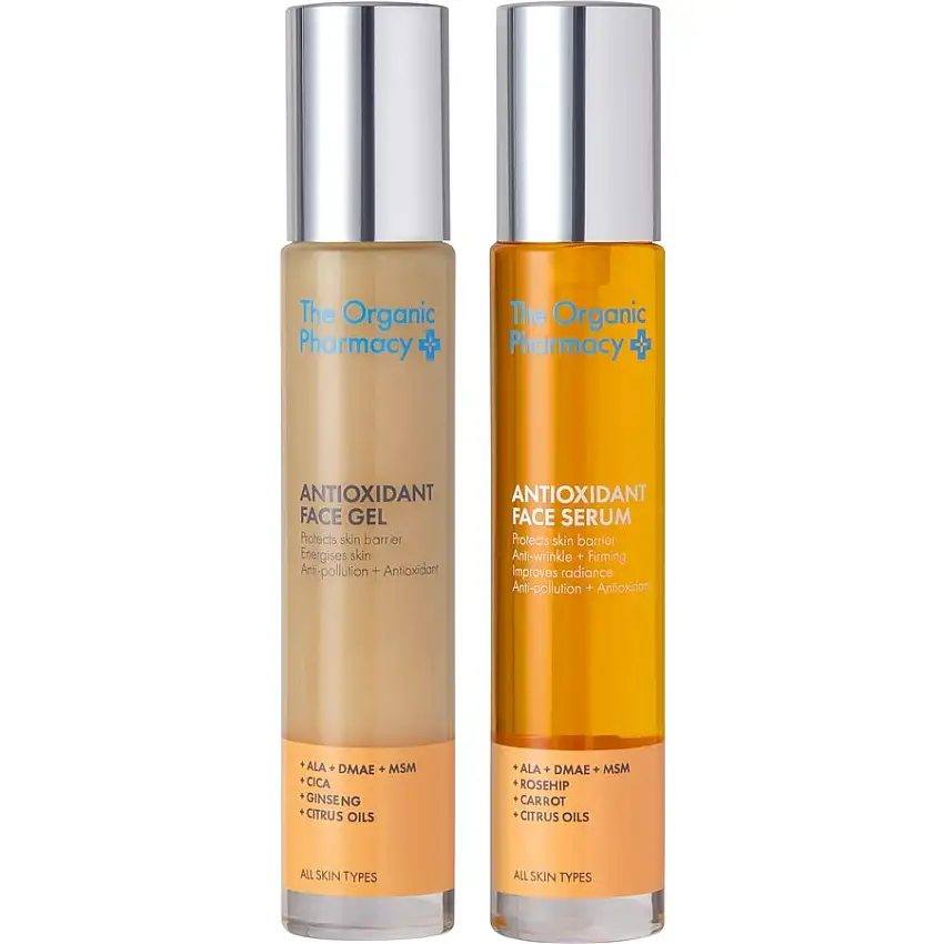 The Organic Pharmacy Ansigtspleje Antioxidant Duo Antioxidant Face Gel 35 ml + Antioxidant Face Serum 35 ml / 1 Stk.