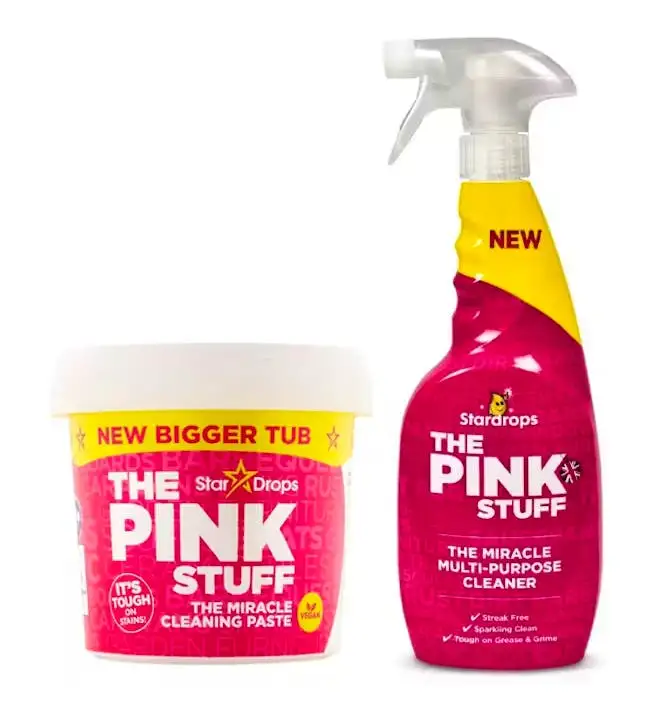 Stardrops The Pink Stuff Multi Purpose Cleaner Spray & Cleaning Paste 750 ml + 850 g