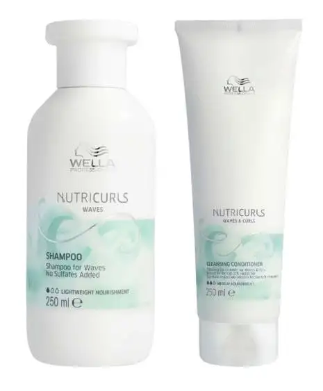 Wella Professionals Nutricurls Waves Shampoo & Conditioner 250 ml + 250 ml