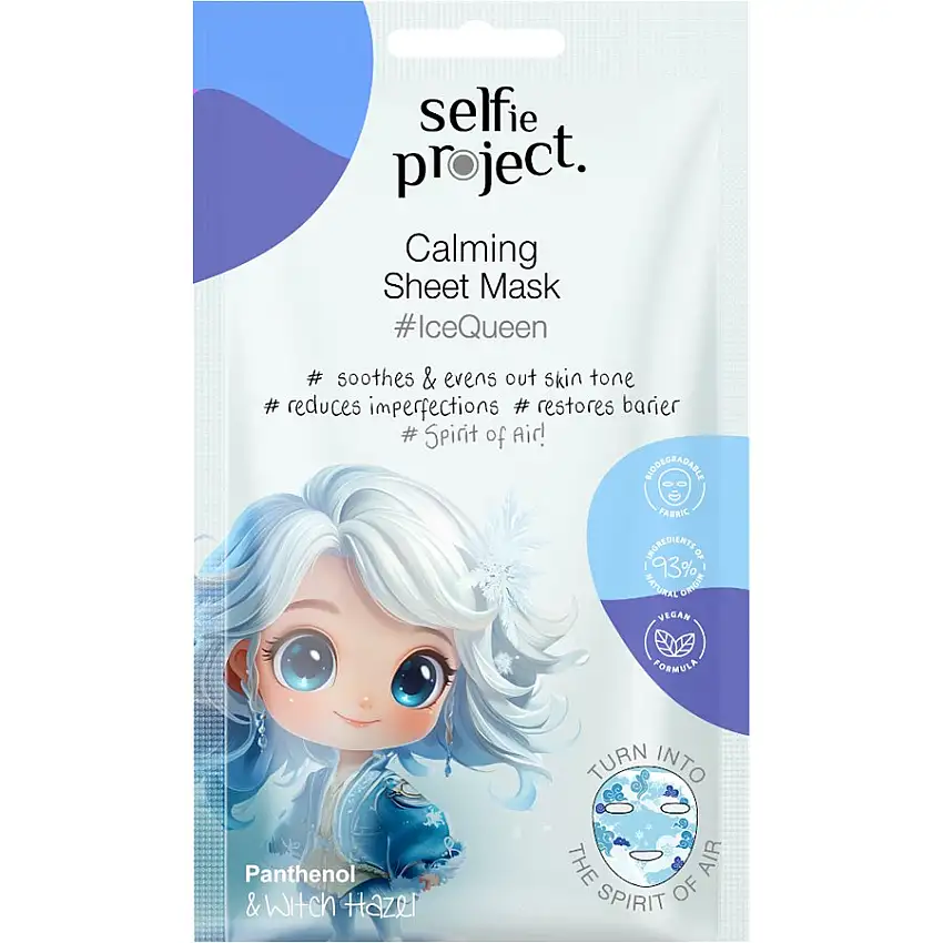 Selfie Project Masker af stof Fantasy Calming Sheet Mask 1 Stk.