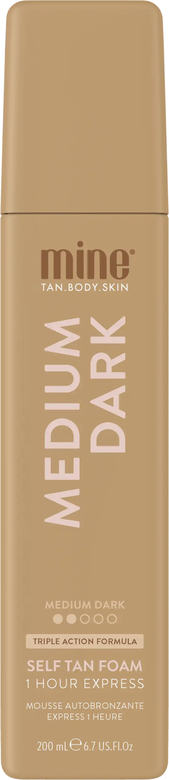 MineTan Medium Dark Self Tan Foam 200 ml