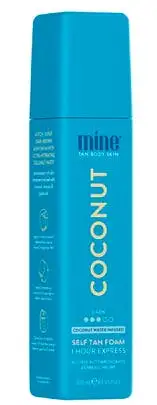 MineTan Coconut Water Self Tan Foam 200 ml