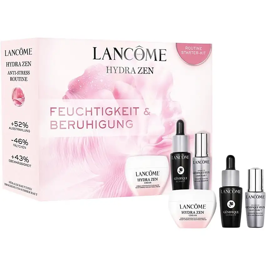 Lancôme Dagcreme Favorit plejesæt Hydra Zen Day Cream 15 ml + Génifique Light Pearl Eye Serum 5 ml + Génifique Ultimate Serum 7 ml / 1 Stk.
