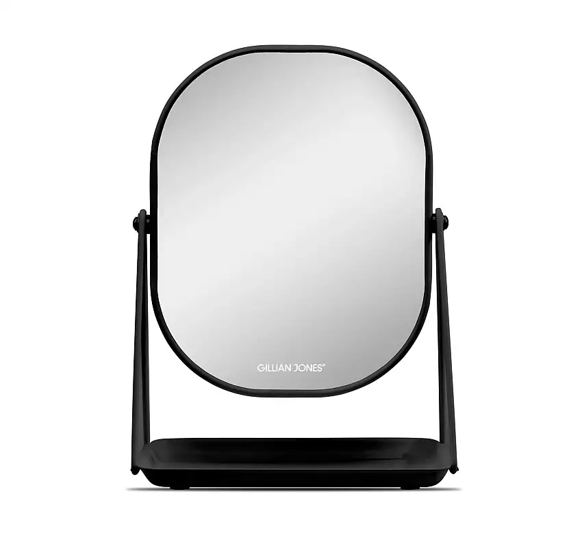Gillian Jones Table Mirror With Tray Black 1 stk