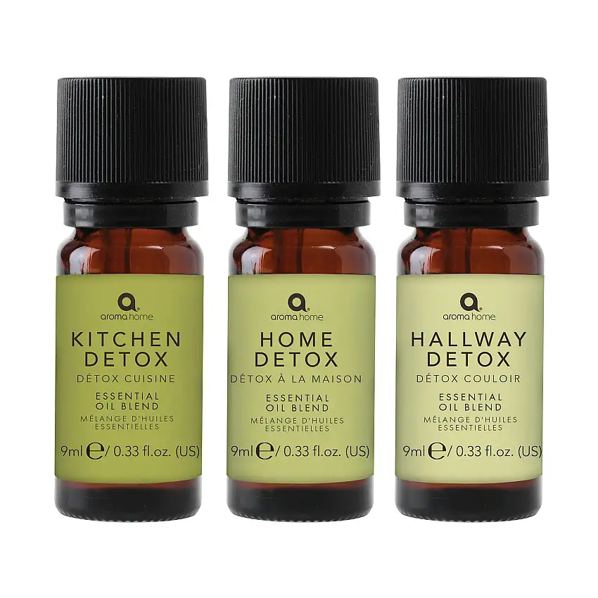 Aroma Home Home Detox Essential Oil Blends 3 x 9 ml