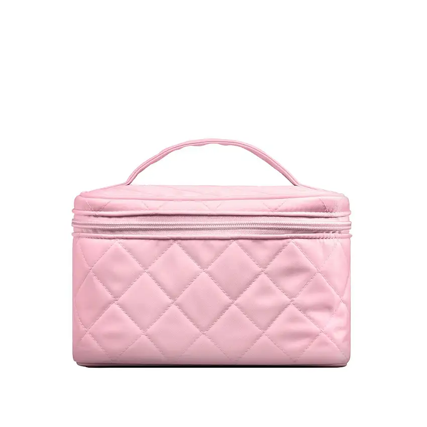 Gillian Jones Beauty Box In Quilted Nylon Pink 1 stk