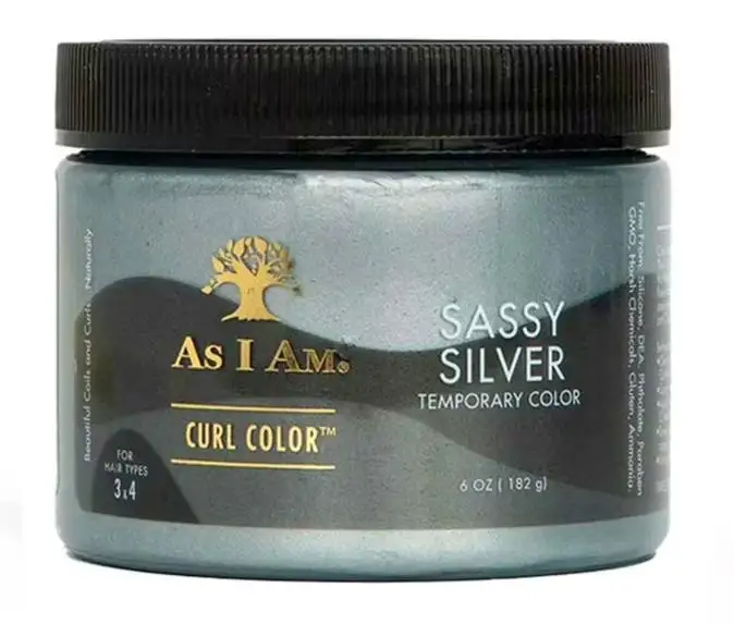 As I Am Curl Color Sassy Silver 182 g