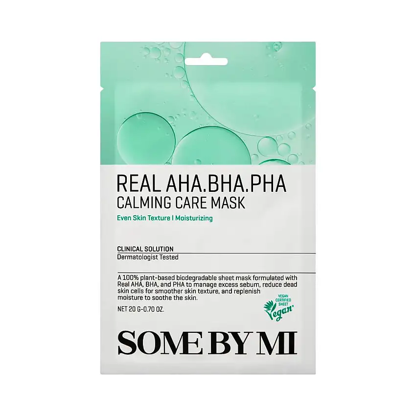 Some By Mi Real Aha Bha Pha Calming Care Mask 1 stk