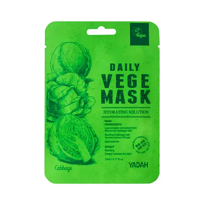 Yadah Daily Vege Mask - Cabbage 1 stk