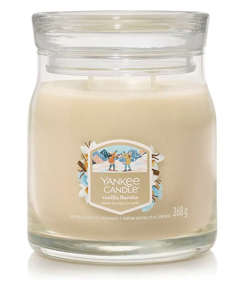 Yankee Candle Signature Medium Jar Vanilla Flurries 368 g