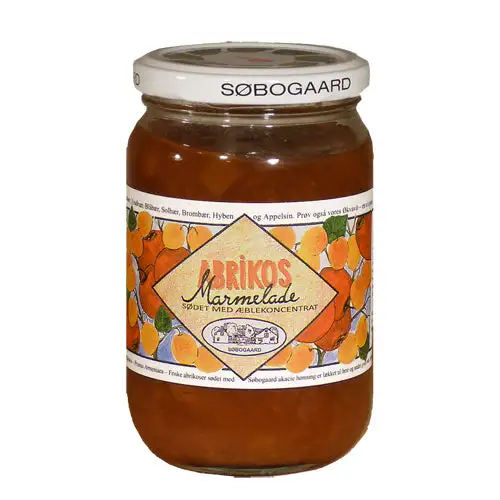 Abrikosmarmelade Sødet M Æble Økologisk | 400 gr