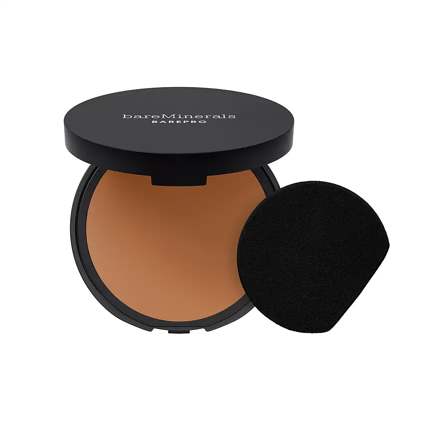 bareMinerals BarePRO 24H Skin-Perfecting Pressed Powder Deep 50 Cool