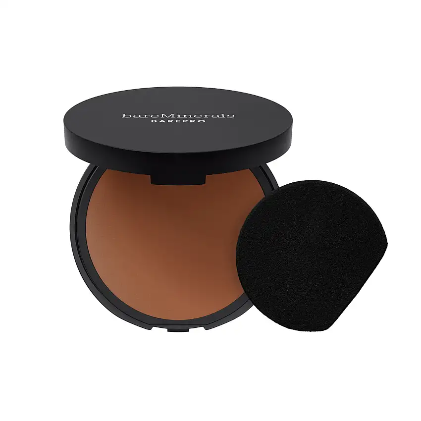 bareMinerals BarePRO 24H Skin-Perfecting Pressed Powder Deep 60 Cool