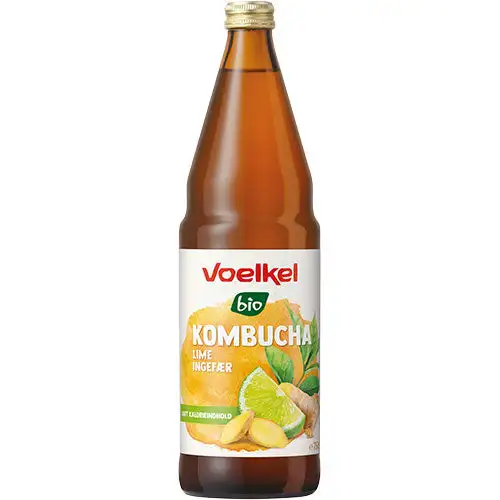 Kombucha Lime - ingefær Ø