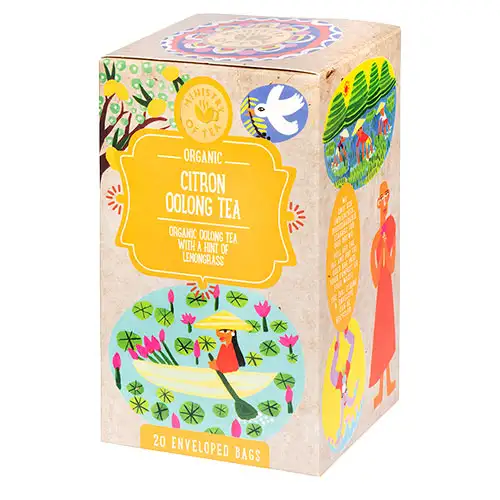 Citron Oolong Te Økologisk | 20 br