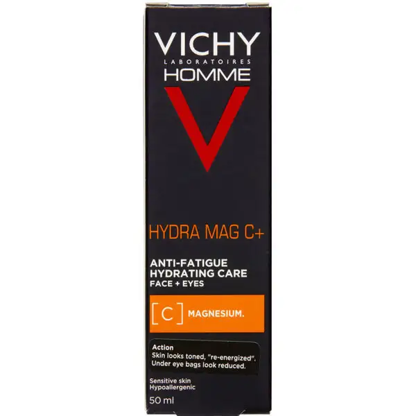 VICHY HOMME HYDRA MAG C+ ANSIGTS- OG ØJENCREME 50 ML