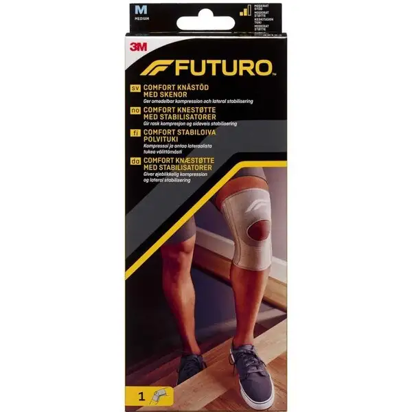 FUTURO COMFORT KNÆBANDAGE (M) M HUL