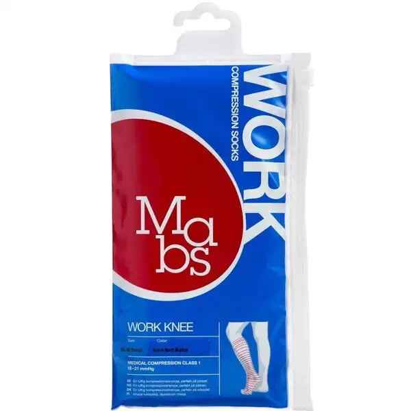 MABS WORK KNÆSTRØMPE (SORT/S)