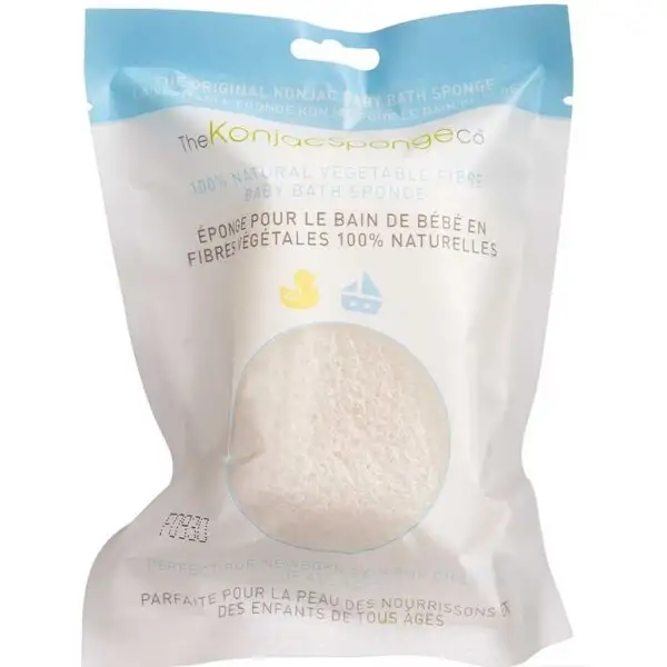 KONJAC SPONGE BABY (HVID/FIRKANTET)