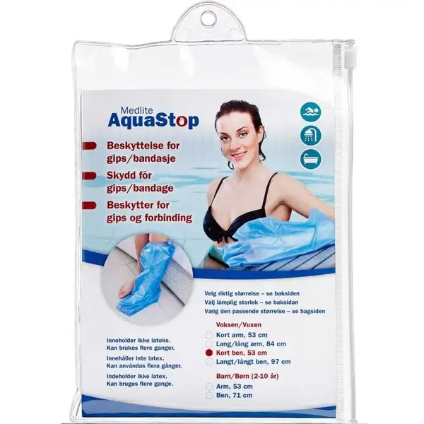 AQUASTOP BADEOVERTRÆK (KORT-BEN)