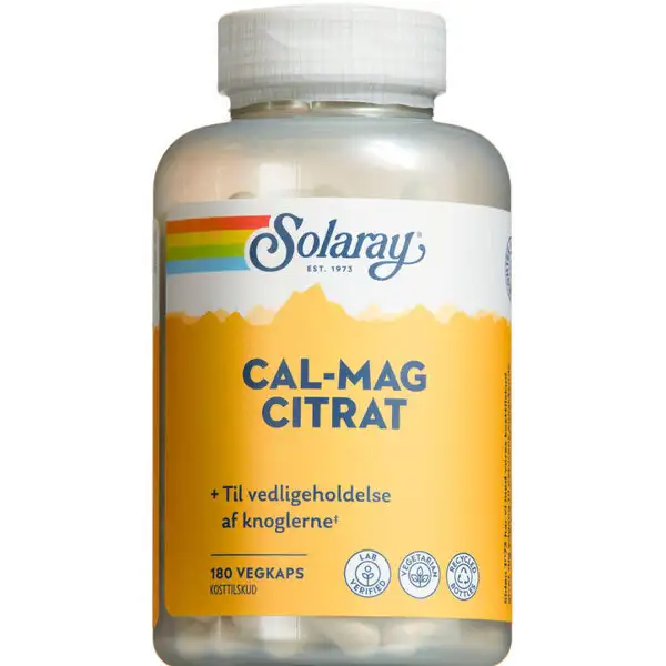 SOLARAY CAL-MAG 1:1 CITRAT KAPSLER