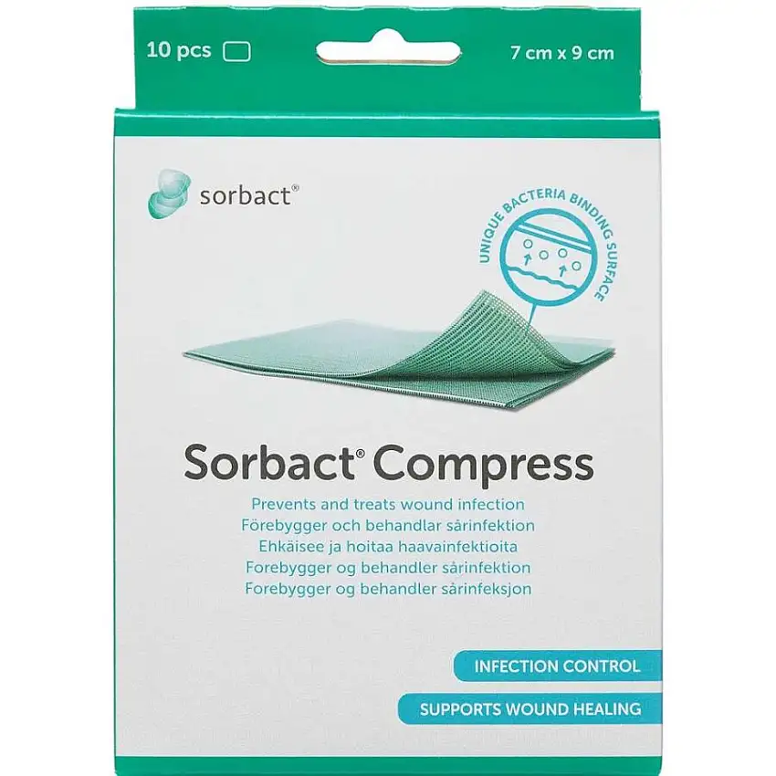Sorbact Compress 7 x 9 cm