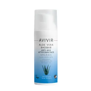 Avivir aloe vera baobab after sun face