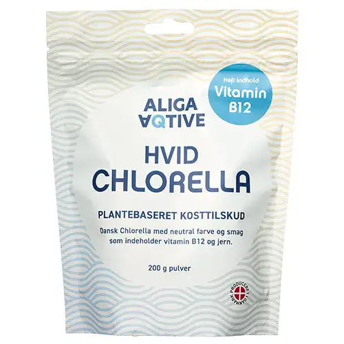 Hvid Chlorella Pulver | 200 gr