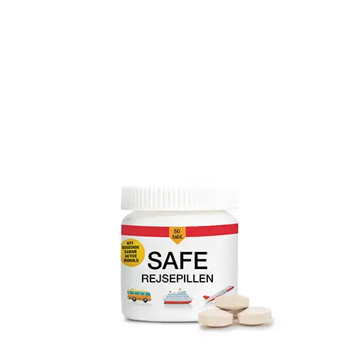 Safe Rejsepillen | 50 Tabl.