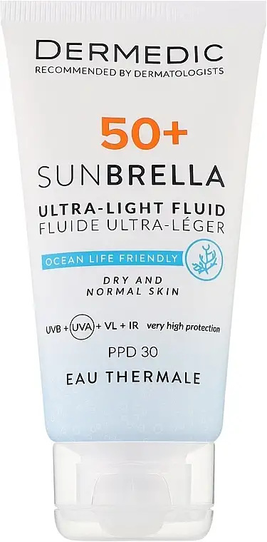 Ultra-letvægts beskyttelsescreme SPF 50+ til tør og normal hud 24158933