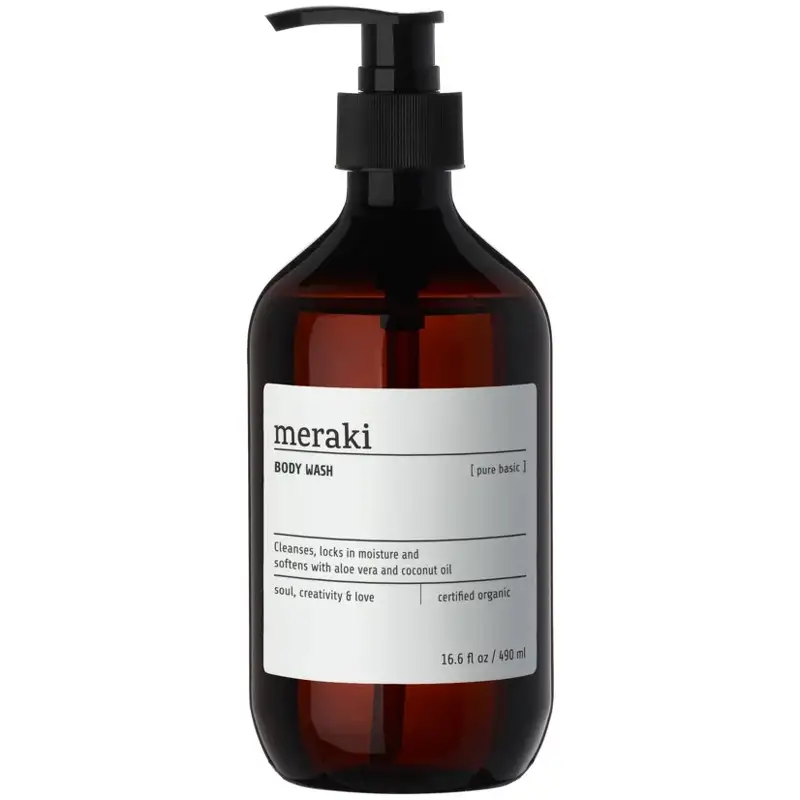 Meraki Body Wash 490 ml - Pure Basic