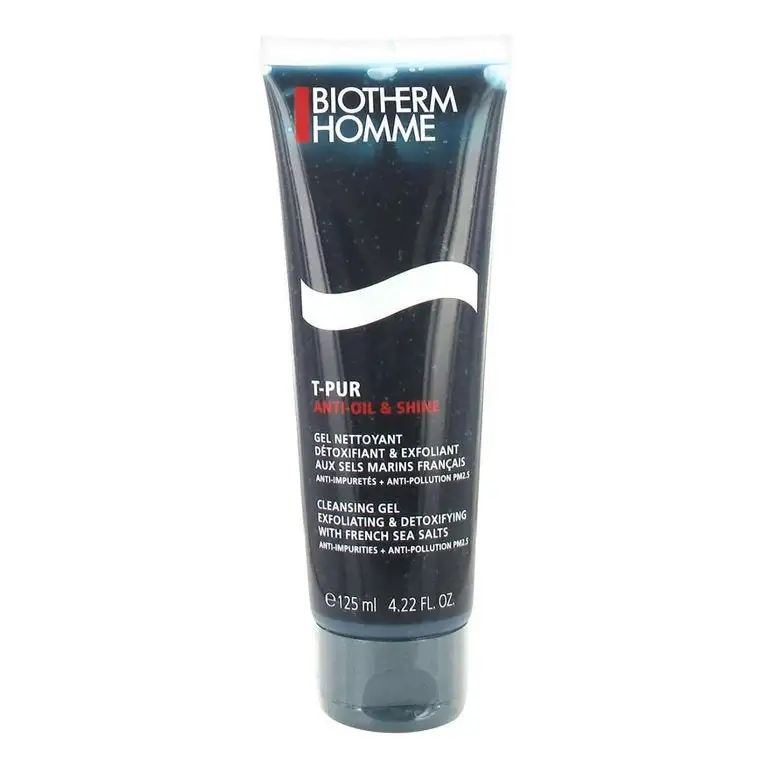 Biotherm Homme T-PUR Anti-Oil & Shine Black Gel Facial Cleanser