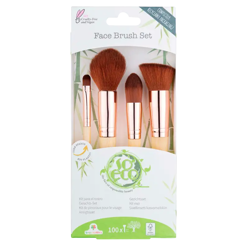 So Eco Face Brush Kit (4 stk)