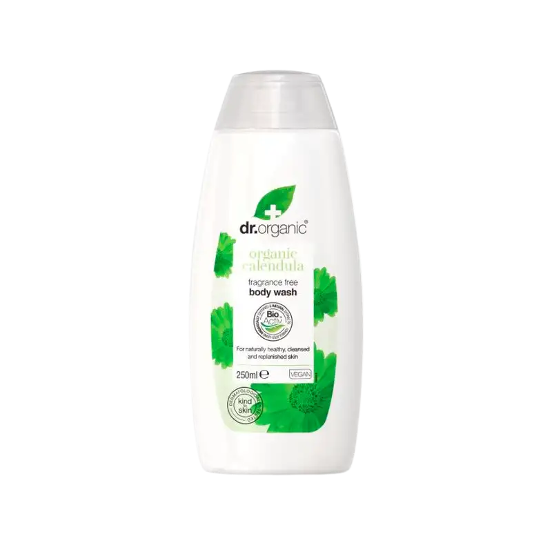 Dr. Organic Calendula Fragrance Free Body Wash (250 ml)