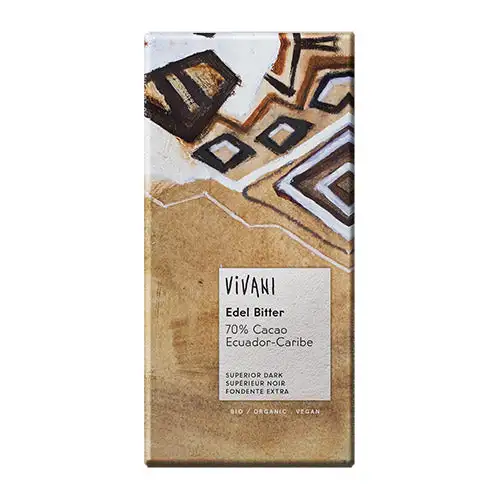 Ædelbitter Equador 70% Kakao Økologisk | 100 gr