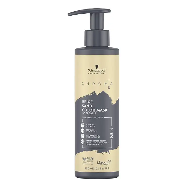 Schwarzkopf Professional Chroma ID Beige Sand Color Mask 300 ml Beige Sand 9.5-4