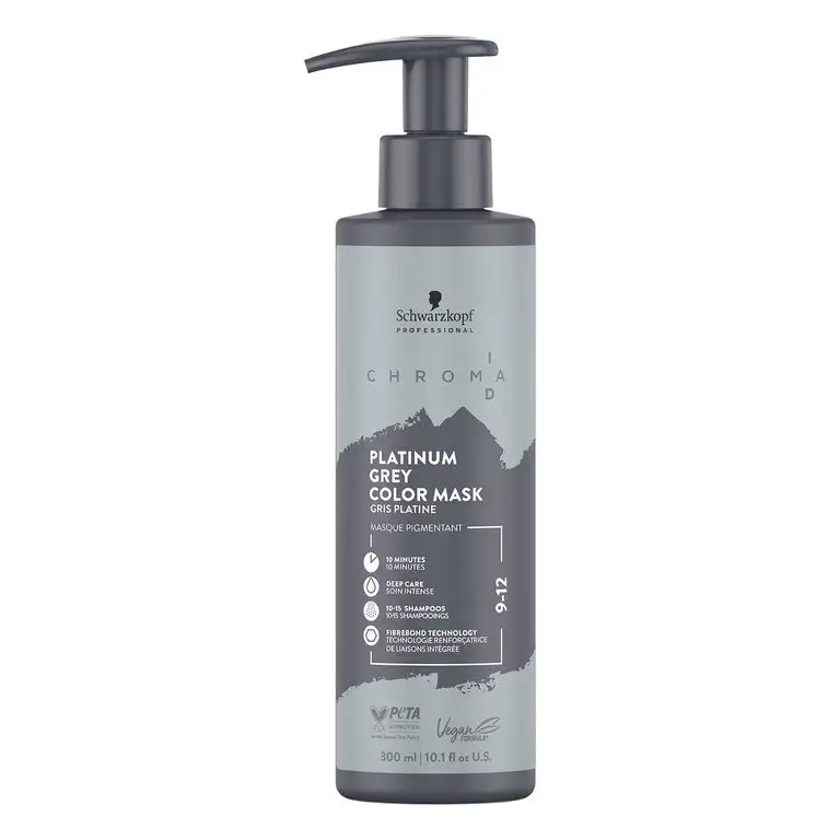 Schwarzkopf Professional Chroma ID Platinum Grey Color Mask 300 ml Platinum Grey 9-12