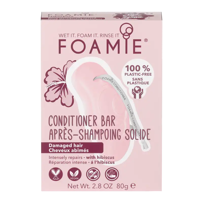 Foamie Conditioner Bar Hibiscus For Damaged Hair (1 stk)
